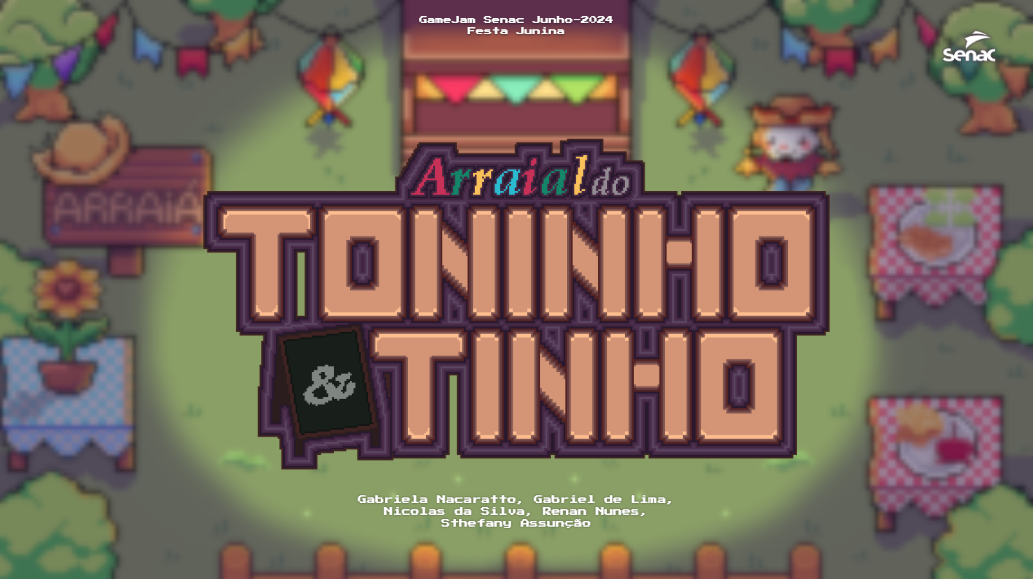 Capa do jogo O Arraial do Toninho e Tinho